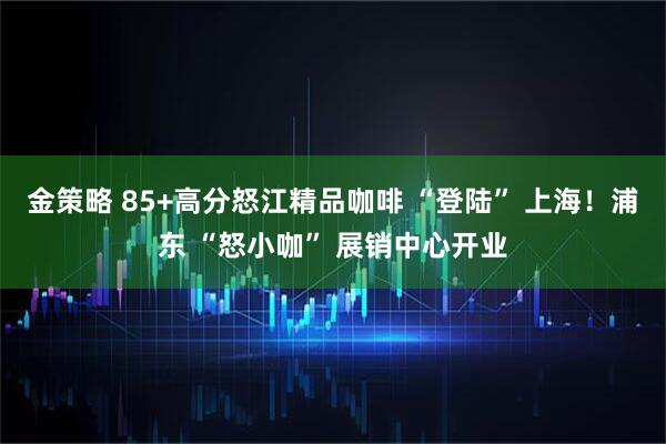 金策略 85+高分怒江精品咖啡 “登陆” 上海！浦东 “怒小咖” 展销中心开业